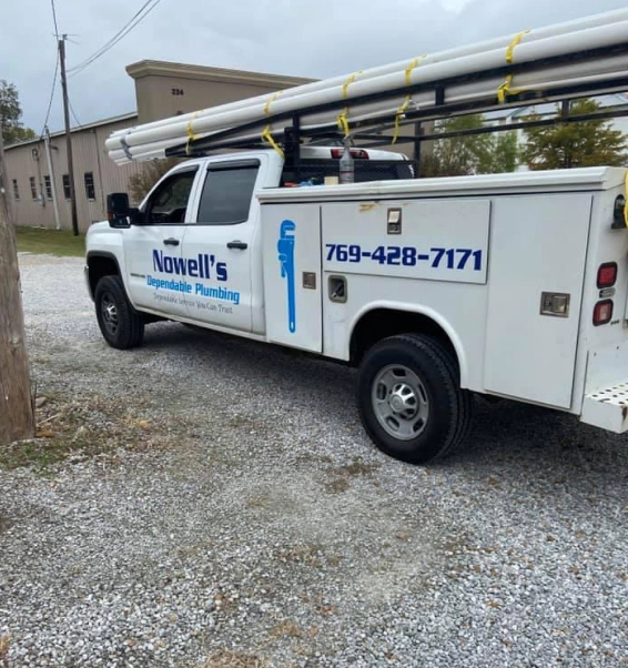 nowells truck parked on a residential area brandon ms 1