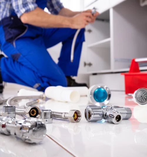 plumber fixing under the kitchen sink leaking brandon ms