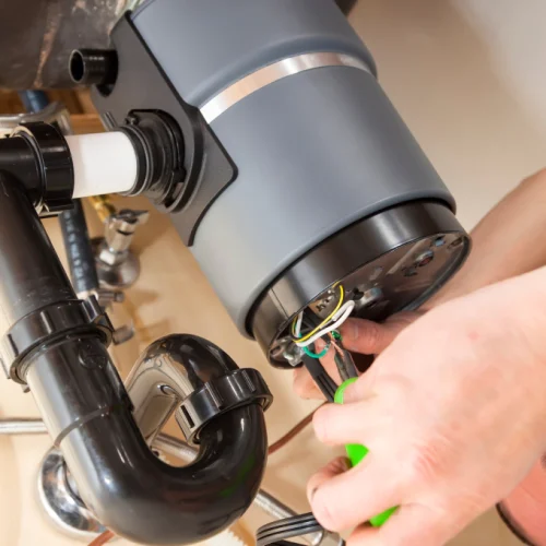 close up shot garbage repair